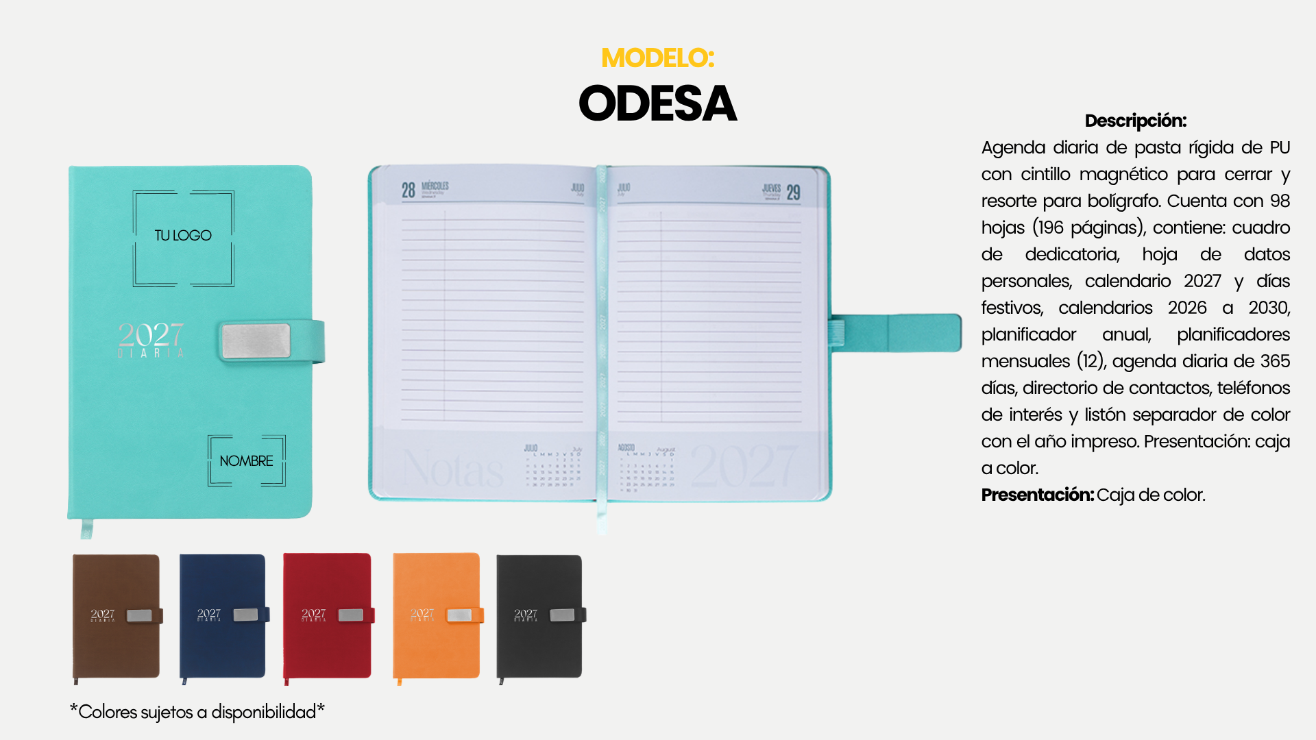 MODELO ODESA MY BOOK