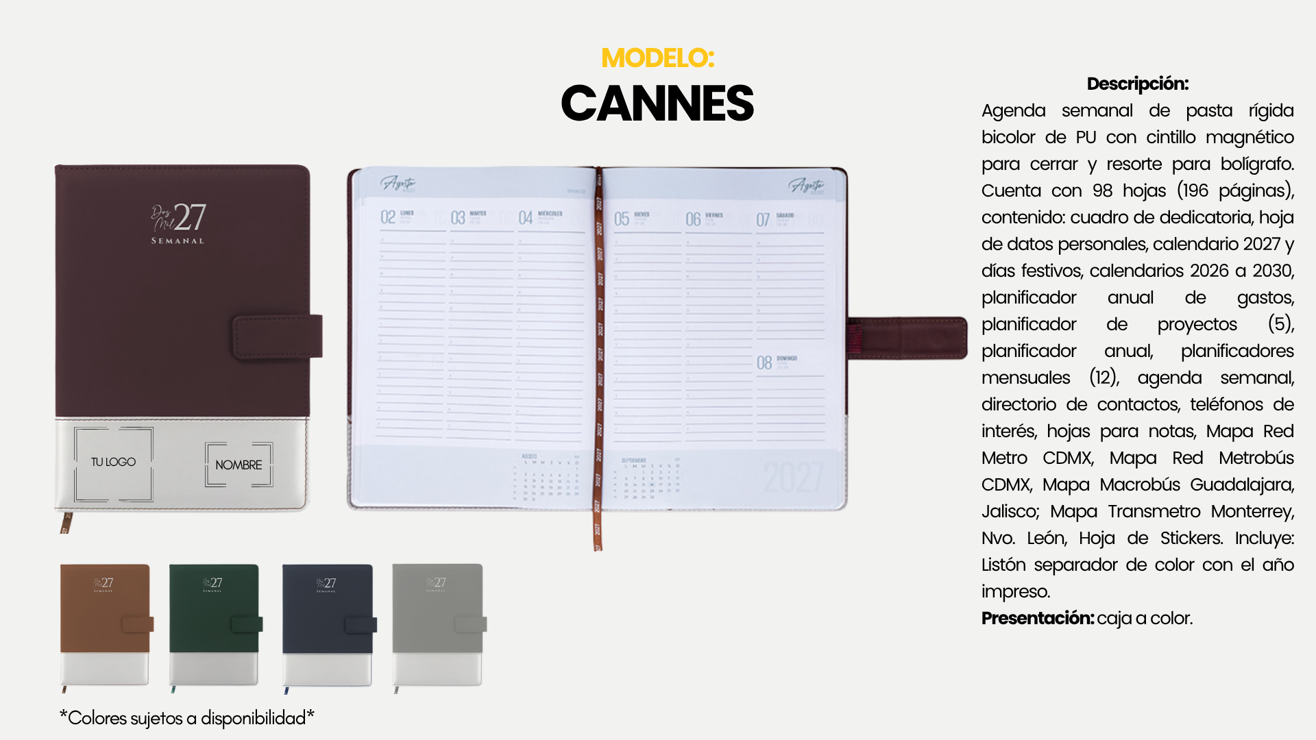 MODELO CANNES MY BOOK